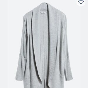 RD Style Light Gray Open Cardigan